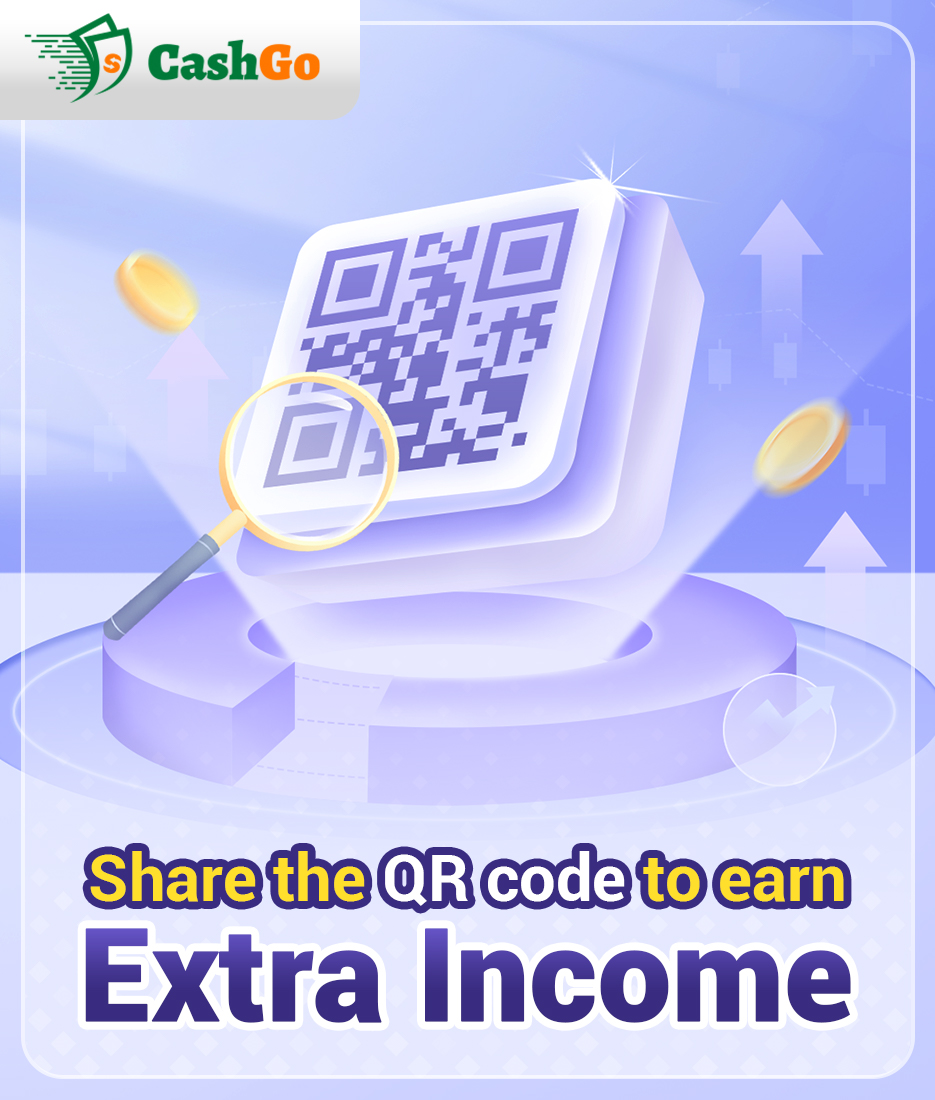 Share the QR Code to Earn Extra Income